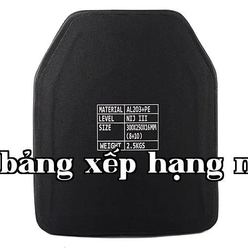 Bảng lót chống đạn composite - gốm nhôm oxit
